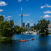 Paddling along Toronto's Waterfront