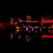 False Creek at night. Photo by Naomi Devine