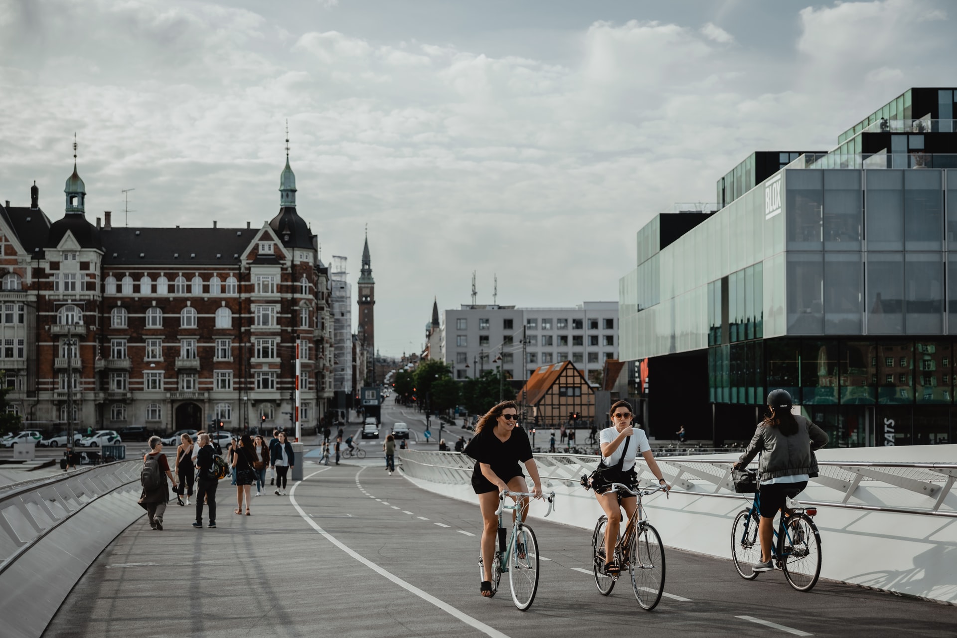 Photo of cyclists in Copenhagen